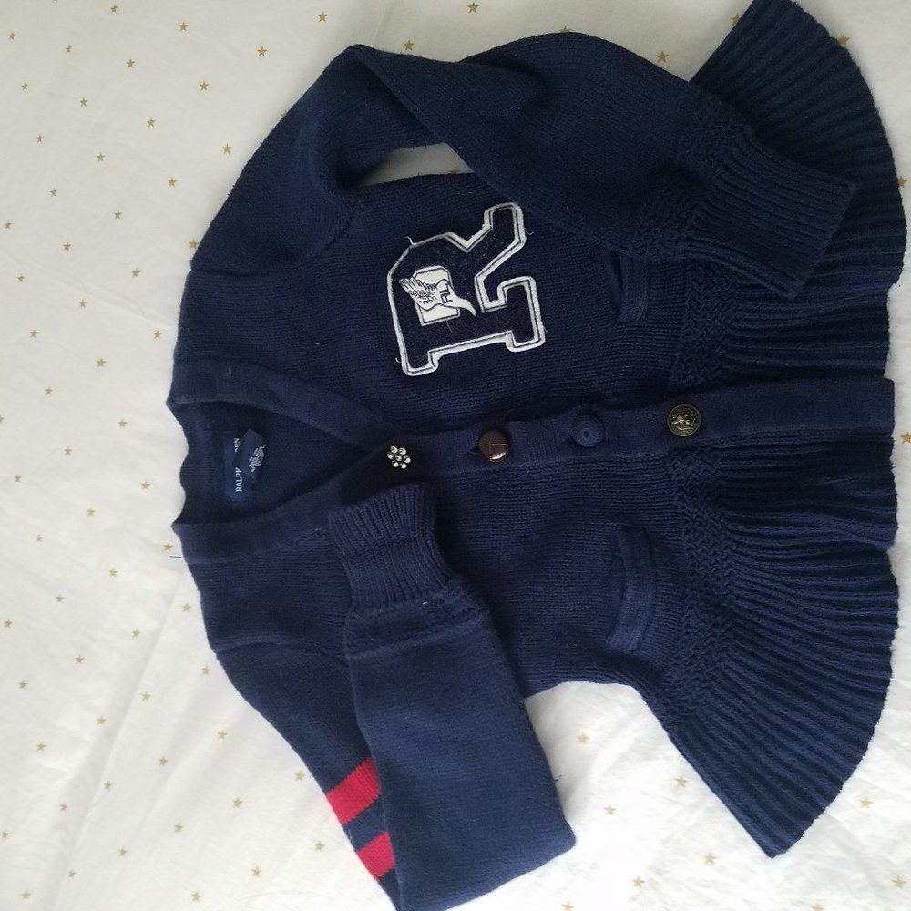 Ralph Lauren Girls Cardigan size 7
